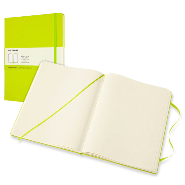 8056420850901 - MOLESKINE Notizbuch Classic Collection fester Einband ca DIN A4 blanko hellgrün Hardcover 192 Seiten