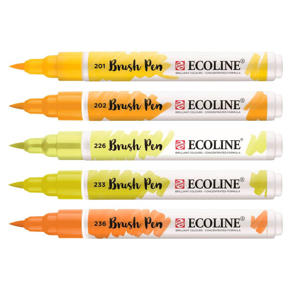 8712079408183 - Brush-Pens gelb 8712079408183 11509902 5 Stück