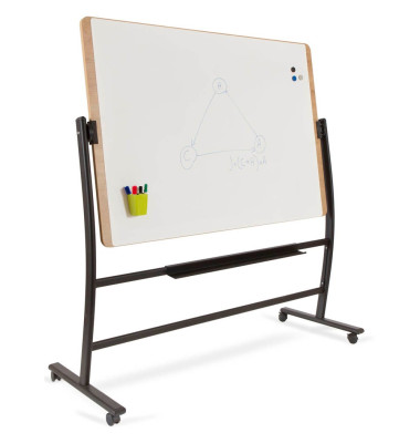 mobiles Whiteboard Natural 150,0 x 100,0 cm lackierter Stahl