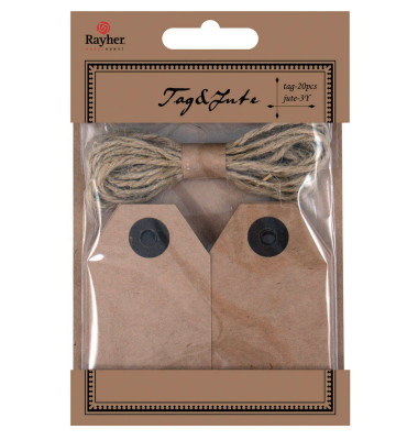 Geschenkanhänger Tags and Jute