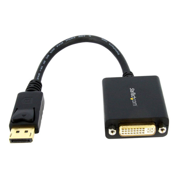 0065030836869 - StarTechcom DisplayPort auf DVI Adapter - DP (Stecker) zu DVI-I (Buchse) Video -Konverter - maximale Auflösung 1920x1200 - DisplayPort-Adapter - 152 cm