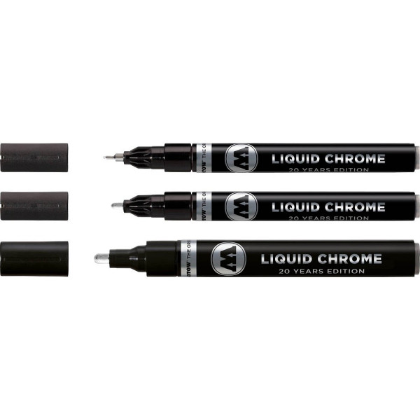 4004685030839 - LIQUID CHROME? Acrylstifte chrom 10 20 40 mm 4004685030839 MOLOTOW 52-MO703113 3 Stück