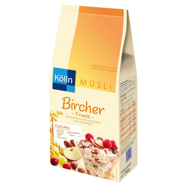 4000540001563 - Bircher Frucht Müsli 4000540001563 1700000 Gramm