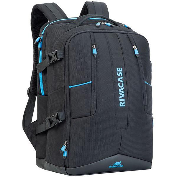 4260403573198 - Riva Case Borneo Series 7860 - Notebook-Rucksack - 439 cm (173) - Schwarz Icy Blue