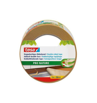 tesa doppelseitiges Klebeband Pro Nature 25m 50mm