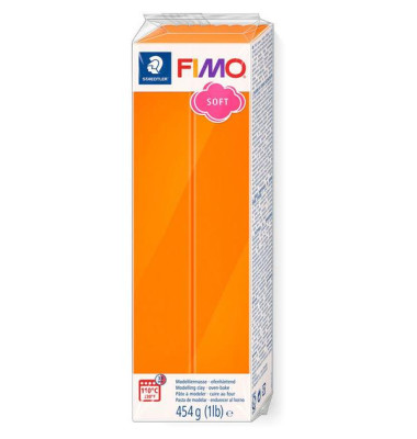 FIMO Mod.masse Fimo soft 454g mandarine