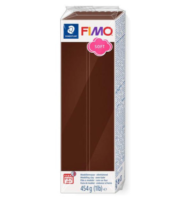FIMO Mod.masse Fimo soft 454g schokolade