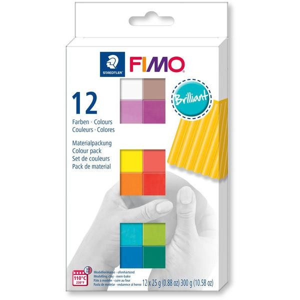 4007817053416 - STAEDTLER Modelliermasse Fimo ModeliermassBrillant Set 8023 C12-2