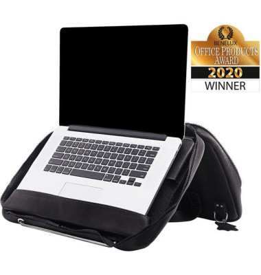 R-Go Laptoptasche Viva 15,6 vollnarbenleder schwarz