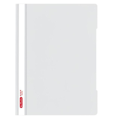 Herlitz Schnellhefter A4 PP Quality grau 1er