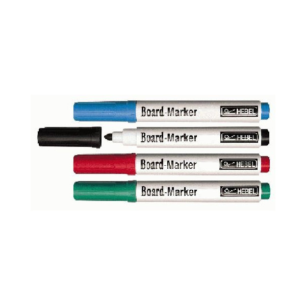 4002390023139 - Boardmarker 6382599 Etui 4-farbig sortiert 15-2mm Rundspitze 4002390023139 4 Stück