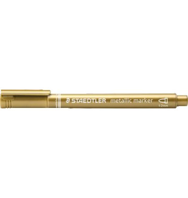 Lackmarker 8323-11, Stift, gold, 1-2mm Rundspitze