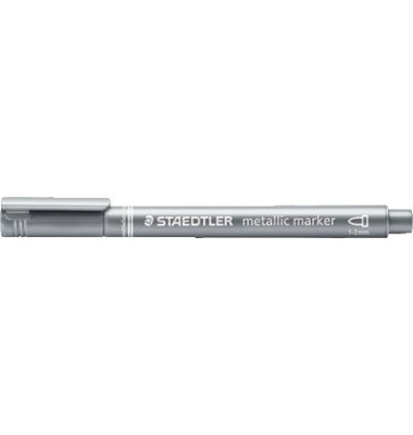 Lackmarker 8323-81, Stift, silber, 1-2mm Rundspitze