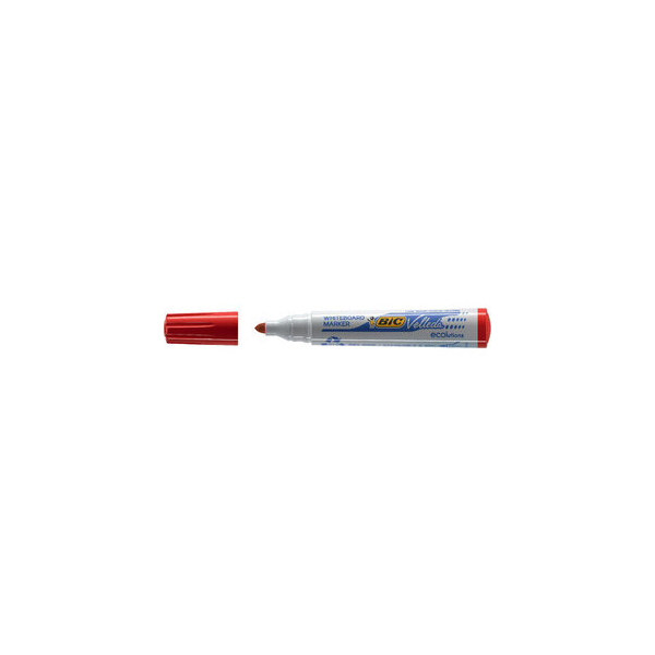 3086129999637 - Boardmarker Velleda ECOlutions 904939 rot 14mm Rundspitze 3086129999637 BIC