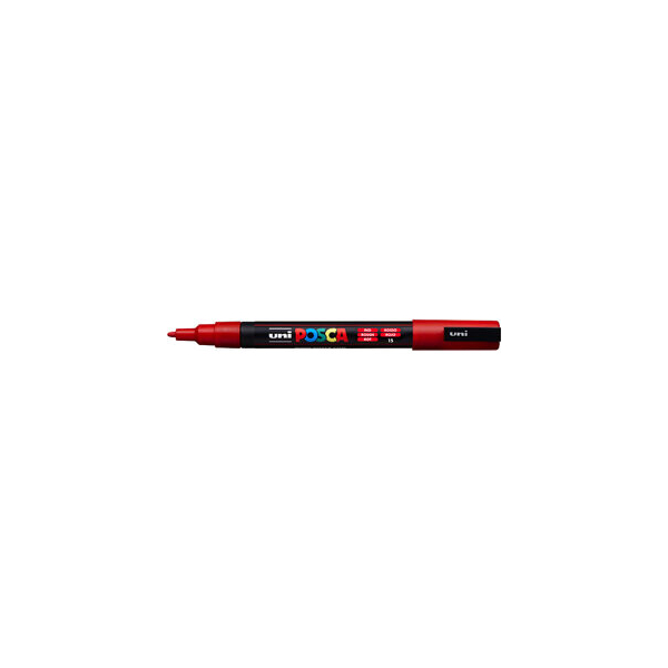 4902778915790 - uni-ball Acrylstifte UNI Marker POSCA PC-3M rot 09 - 13 mm Rot