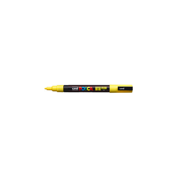 4902778915820 - uni-ball Acrylstifte UNI Marker POSCA PC-3M gelb 09 - 13 mm Gelb