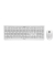 Tastatur-Maus-Set DW 3000 JD-0710DE-0, kabellos (USB-Funk), leise, Sondertasten, grau