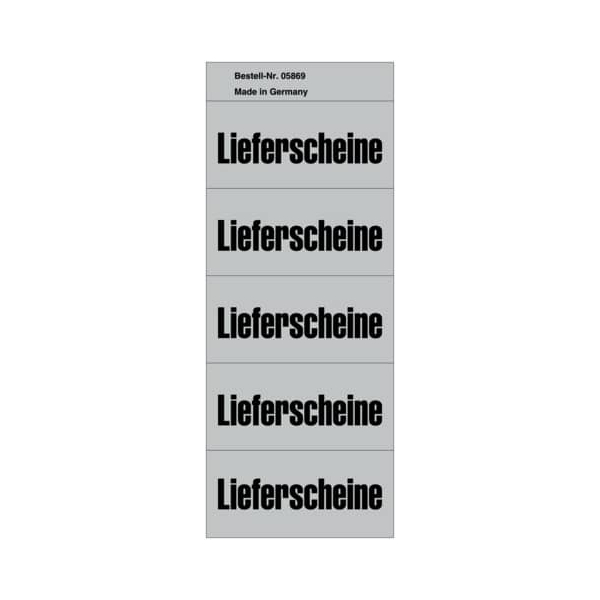 4250062158690 - Inhaltsschilder 5869 Lieferscheine grau 57x28mm selbstklebend 4250062158690 100 Stück