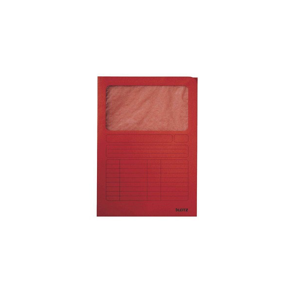 4002432483006 - Dokumententaschen 3950 rot matt und transparent DIN A4 4002432483006 100 Stück