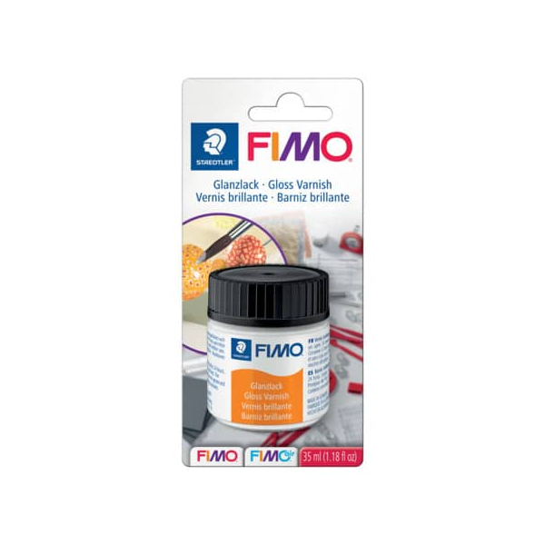 4006608003302 - 5 x Glanzlack Fimo auf Wasserbasis 35 ml auf Blisterkarte