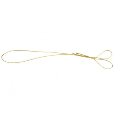 LOY 562701150030 L30cm Fertigschleifen elastisch gold