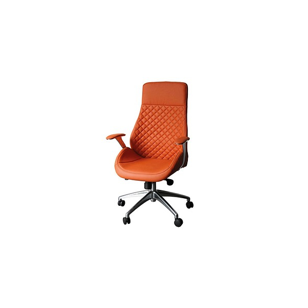 4061815507074 - Bürostuhl Pantera high 212604 Kunstleder orange Gestell chrom