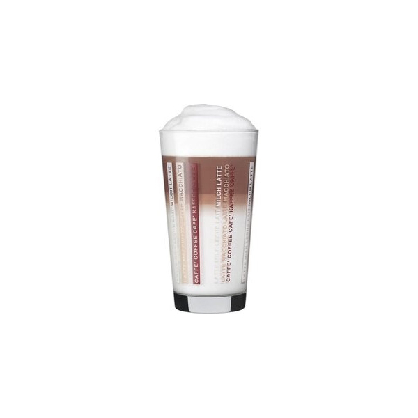 0011381007328 -  Glas Latte Macchiato Glas rund 370 ml weißbraun transparent 0011381007328 HEAD 6 Stück