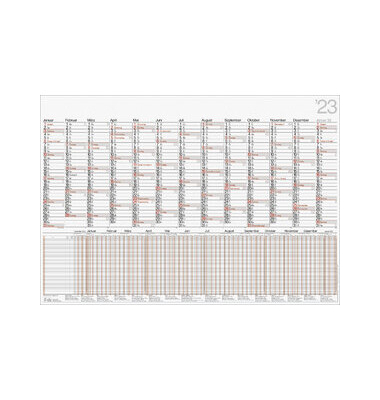 Plakatkalender 7033710003, Kombi, 13 Monate / 1 Seite, 98x68,5cm (98x68,5cm), 2024