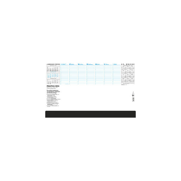 4006928009626 - Schreibunterlage Practica 595 x 37 cm Druck 2farbig 52 Blatt 4006928009626 Zettler