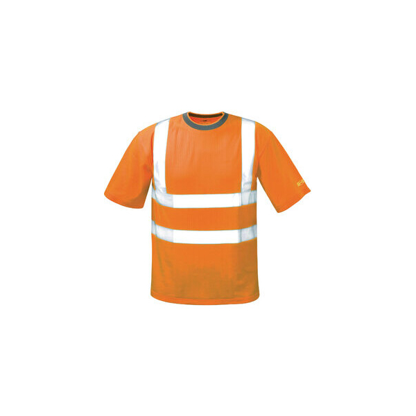 4025888211047 - Brian warnschutz-t-shirt orange Gr 0-S (46 48) 22696-0 Gr 0-S (46 48) - orange - Safestyle