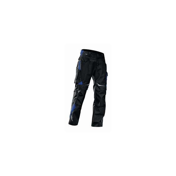 4053813051093 - Kübler Workwear - Kübler Pulsschlag Damenhose high schwarz kblblau Gr 38 - schwarz