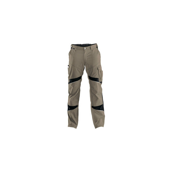 4053813360386 - Kübler Workwear - Kübler Arbeitshose Bundhose activiq high 2350 5365 2599 sandbraun schwarz Gr 44