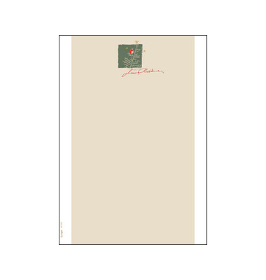 Motiv-Weihnachtsbriefpapier Christmas with apples DP256 A4 90g 