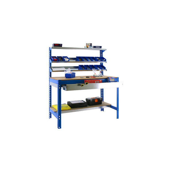 8435104932384 - Werkbank SIMONWORK BT1 BOX 900 blau 1 Schublade 910 x 610 x 1445 cm 8435104932384 Simon Rack