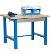 Simon Rack Werkbank SIMONWORK BT6 BOX PLYWOOD 1200 blau 120,0 x 75,0 cm