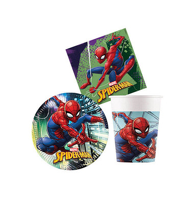 Dekoartikel mehrfarbig Partyset S Spiderman