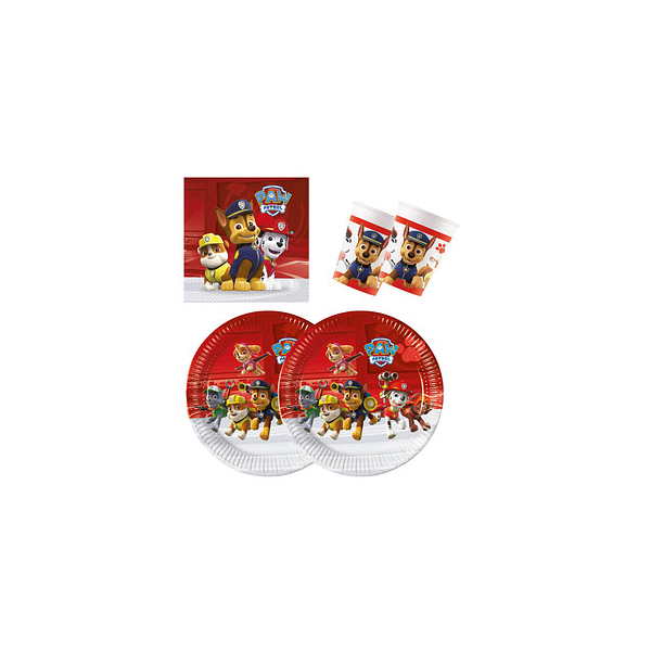 4058411374261 - Dekoartikel mehrfarbig Partyset S Paw Patrol