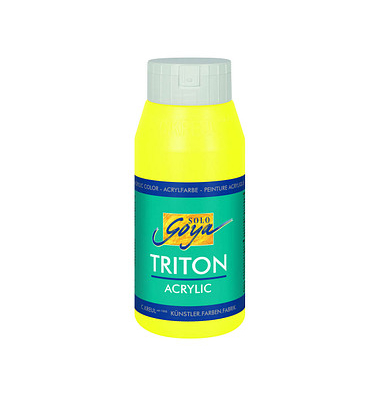 KREUL SOLO GOYA Triton Acrylfarbe neongelb 750,0 ml