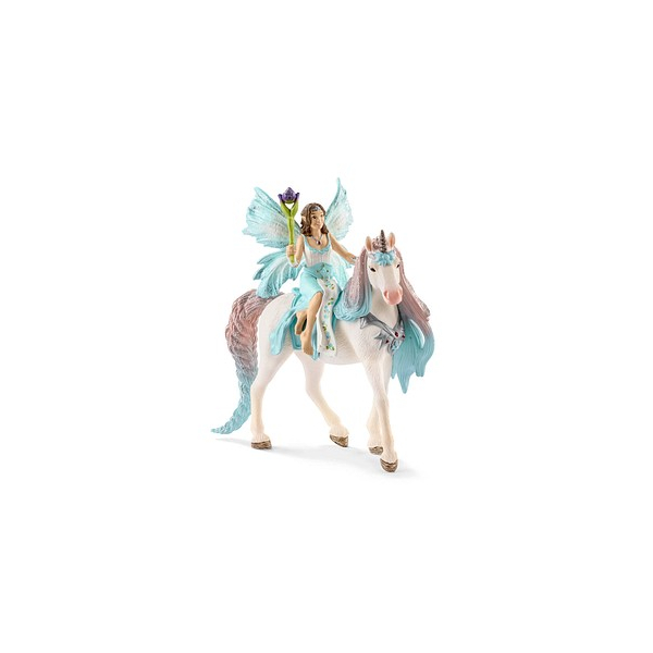 4059433573816 - Bayala 70569 Eyela mit Prinzessinnen-Einhorn Spielfigur 4059433573816 Schleich