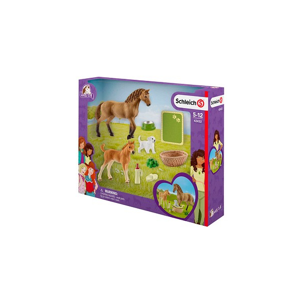 4059433250847 - Horse Club 42432 Sarahs Tierbaby-Pflege Spielfiguren-Set 4059433250847 Schleich