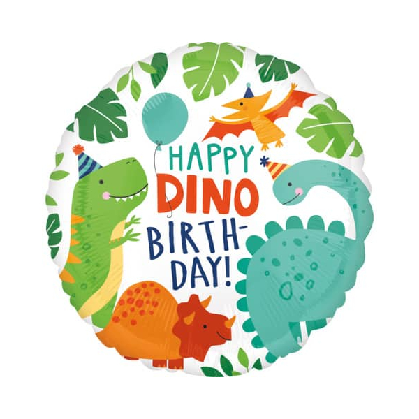 0026635406673 - Folienballon Dinosaurier Happy Birthday 0026635406673 AMSCAN 40