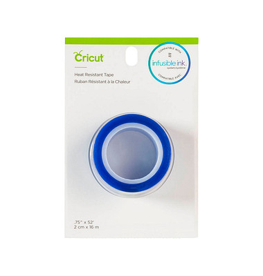 cricut™ Infusible Ink Hitzebeständiges Klebeband blau 2,0 cm x 16,0 m 1 Rolle