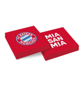 Motivserviette FC Bayern München - 33 x 33 cm