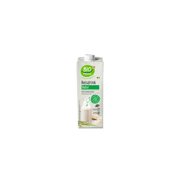 4255704324174 - Reisdrink NATUR 2555836 1% Fett laktosefrei vegan 1 Liter im Tetrapack 4255704324174 BIO PRIMO