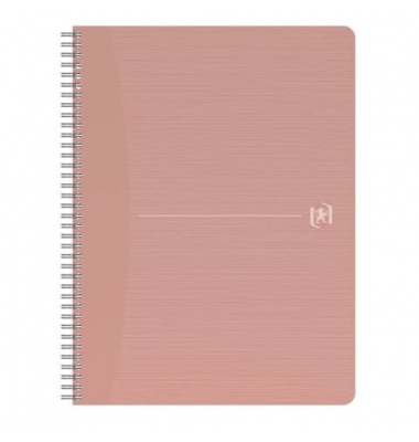 Collegeblock 400166096 My Rec'Up, kariert / kariert Rand beidseitig, A4, 80g, rosa, 90 Blatt