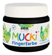 MUCKI Fingerfarbe schwarz