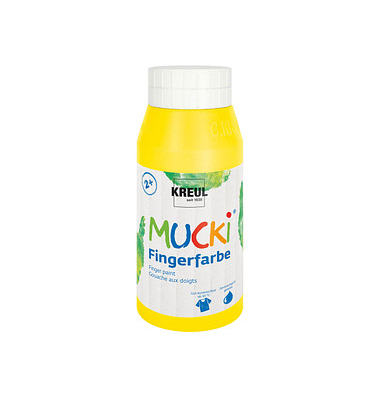 MUCKI Fingerfarbe gelb