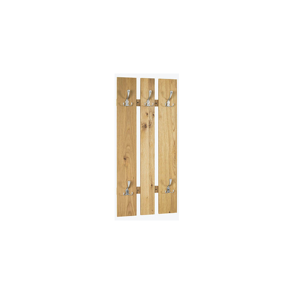 4001070156167 - Wandgarderobe 15616 braun Holz 5 Haken 450 x 1000 cm 4001070156167 HAKU Möbel