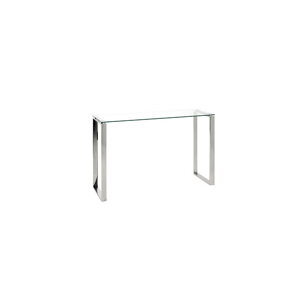 4001070187772 - Konsolentisch Glas silber 1200 x 400 x 780 cm 4001070187772 HAKU Möbel