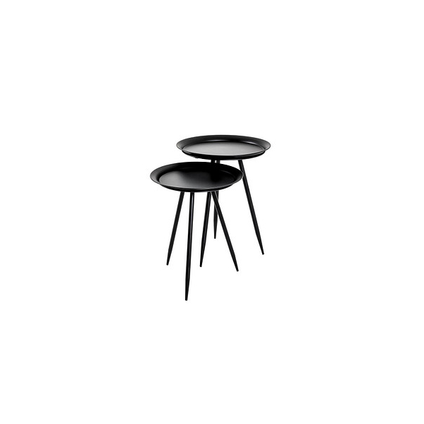 HAKU Möbel Beistelltisch Metall schwarz 44,0 x 44,0 x 54,0 cm - Bürobedarf  Thüringen